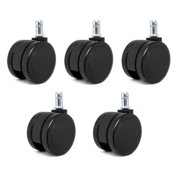 POWERTECH σετ ανταλλακτικά ροδάκια για PT-1390 καρέκλα γραφείου, 5τμχ