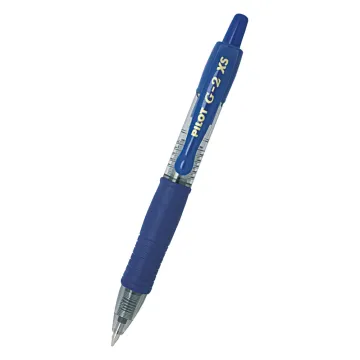 PILOT στυλό διαρκείας gel G-2, 0.7mm, 14cm, μαύρο