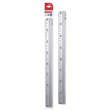 MP μεταλλικός χάρακας PA002, 20cm, ασημί