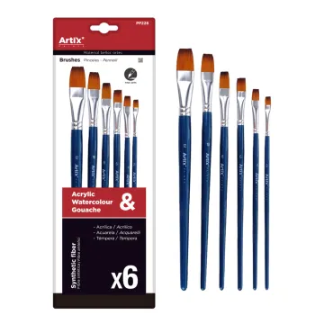 ARTIX PAINTS σετ παιδικών πινέλων ζωγραφικής PP221, διάφορα χρώματα, 3τμχ