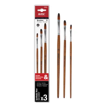 ARTIX PAINTS σετ πινέλων ζωγραφικής PP228, μπλε, 6τμχ