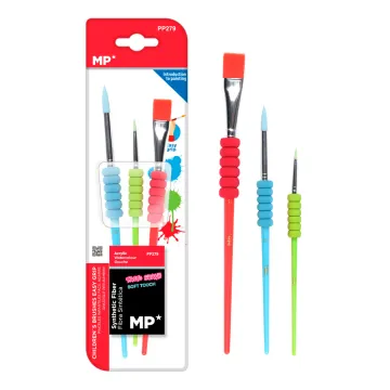 ARTIX PAINTS σετ πινέλων ζωγραφικής PP231, καφέ, 3τμχ