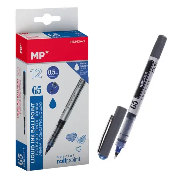 MP στυλό διαρκείας Rollpoint PE242A, καλλιγραφίας, 0.5mm, μαύρος