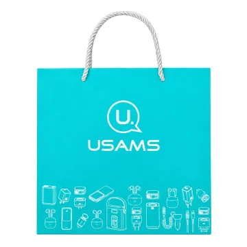 USAMS τσάντα CT-BAG, 32x29.5cm, γαλάζια