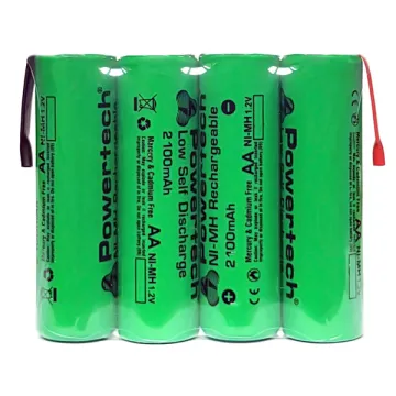 POWERTECH επαναφορτιζόμενη μπαταρία PT-794 2100mAh, AΑ HR6, 4τμχ