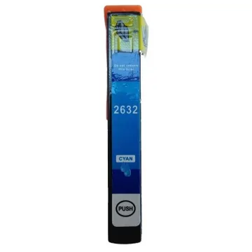 Συμβατό Inkjet μελάνι για Epson, T2632, κυανό