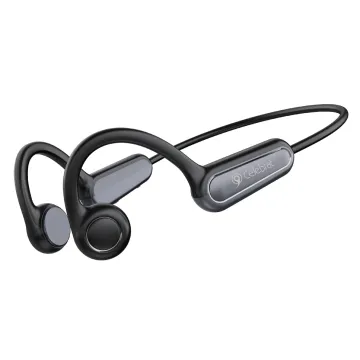CELEBRAT neckband earphones SE9, OWS Bone Conduction, 16.3mm, 180mAh, μαύρα
