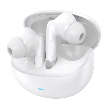 CELEBRAT earphones με θήκη φόρτισης W80, True Wireless, 13mm, 30/230mAh, λευκά