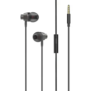 LDNIO earphones με μικρόφωνο HP09, 3.5mm σύνδεση, Φ13mm, 1.2m, ροζ χρυσό