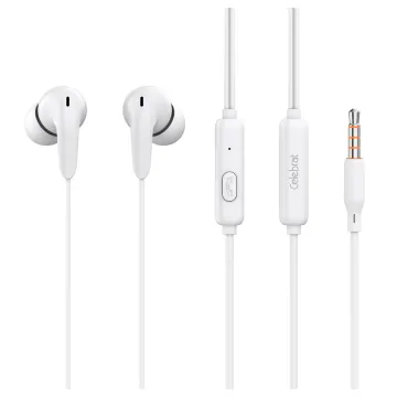 CELEBRAT earphones με μικρόφωνο G26, 3.5mm σύνδεση, Φ10mm, 1.2m, μαύρα