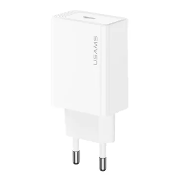 USAMS φορτιστής τοίχου CC324, USB, 18W, λευκός