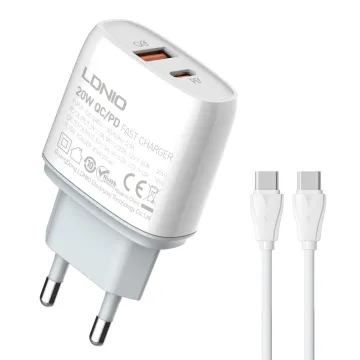 LDNIO σταθμός φόρτισης Q605, 3x USB-C & 3x USB, 120W, PD/QC, λευκός