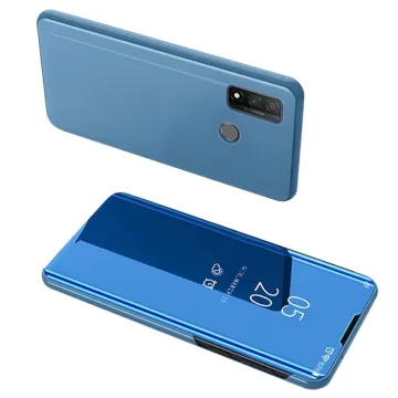 POWERTECH θήκη Clear view MOB-1516, Huawei P Smart 2020, μπλε