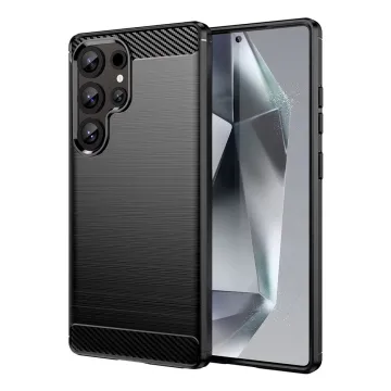 POWERTECH Θήκη Carbon MOB-2007 για Samsung S24 Ultra, μαύρη