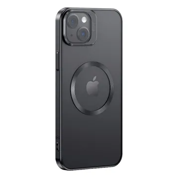 USAMS θήκη Geying US-BH856 για iPhone 15 Plus, διάφανη/μαύρη