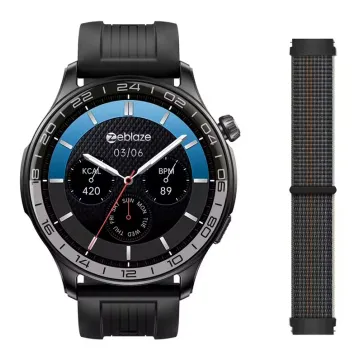 ZEBLAZE smartwatch Btalk 4 Pro, heart rate, 1.43