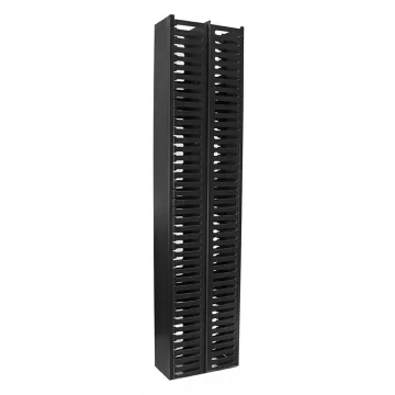 POWERTECH cable managment για rack NETW-0006, 23 θέσεων, πλαστικό, 2τμχ