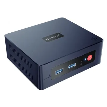 BEELINK mini PC Mini S, Intel CPU N5095, 8GB, 256GB SSD, Windows 11 Pro