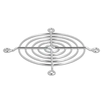 DELOCK σχάρα για 80mm ανεμιστήρα 67306, μεταλλική, ασημί