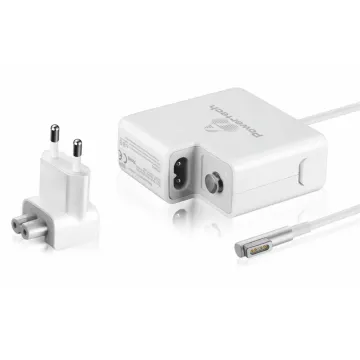 POWERTECH φορτιστής laptop PT-288 για Apple, 60W, 16.5V/3.65A, λευκός