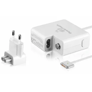 POWERTECH φορτιστής laptop PT-289 για Apple, 60W, 16.5V/3.65A, λευκός