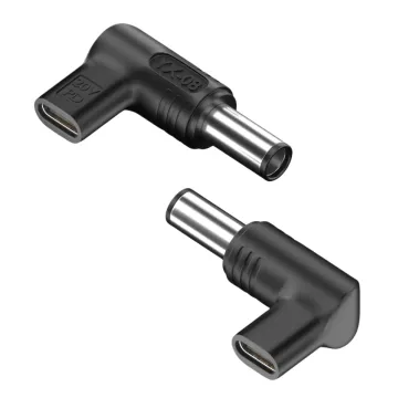 POWERTECH αντάπτορας τροφοδοσίας laptop YX-01, USB-C σε Samsung 3x1.1mm, μαύρος