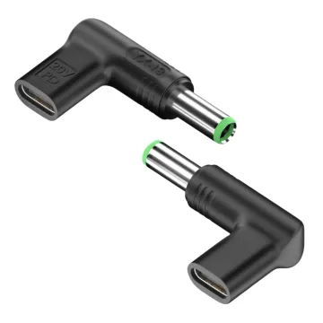 POWERTECH αντάπτορας τροφοδοσίας laptop YX-12, USB-C σε Lenovo/IBM 7.9x5.5mm, μαύρος