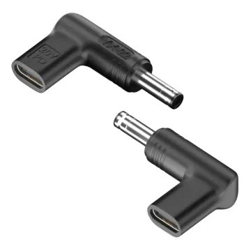 POWERTECH αντάπτορας τροφοδοσίας laptop YX-16, USB-C σε Samsung 5.5x3mm, μαύρος