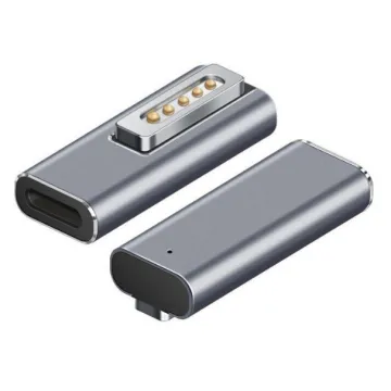 POWERTECH αντάπτορας τροφοδοσίας laptop YX-MS2, USB-C σε Magsafe 2, ασημί