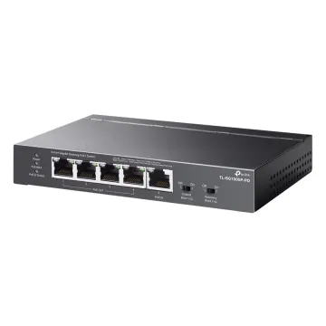 TP-LINK desktop switch TL-SG1005P-PD, 5x Gigabit θύρες, PoE+, UN/1.0