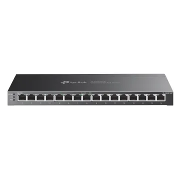 TP-LINK JetStream switch TL-SG2016P, 16-Port Gigabit, 8x PoE+, Ver. 1.0