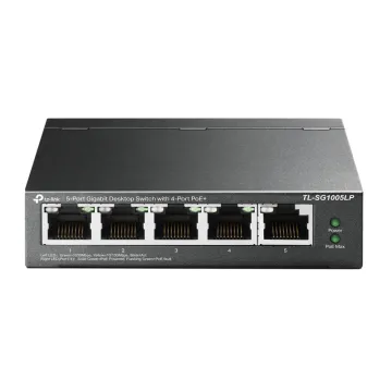TP-LINK desktop switch TL-SG1005LP, 5-Port Gigabit, 4x PoE+, V4.0