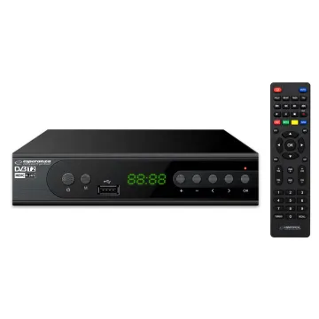 ESPERANZA ψηφιακός δέκτης EV106R, DVB-T2, Full HD, MPEG-4, H.265/HEVC, με PVR