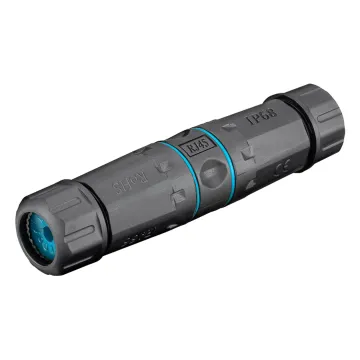 GOOBAY αδιάβροχος σύνδεσμος RJ45 Cat 6A 44416, IP68, μαύρο