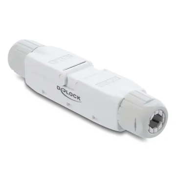 DELOCK σύνδεσμος LSA 91126, CAT 6A unshielded, tool-free, λευκός