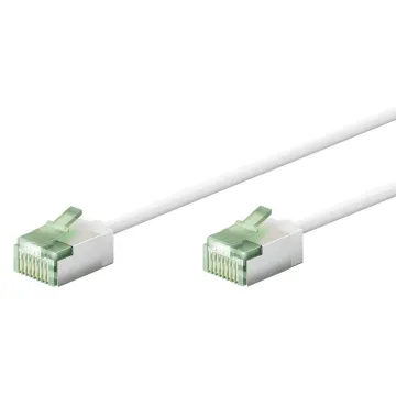 GOOBAY καλώδιο δικτύου 74362, CAT 8.1 U/FTP, ultra slim, copper, 2000MHz, 3m, λευκό
