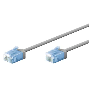 GOOBAY καλώδιο δικτύου 74300, CAT 6A U/UTP, ultra slim, copper, 500MHz, 7.5m, λευκό