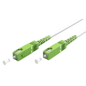 GOOBAY καλώδιο οπτικής ίνας SC-APC 59598, Singlemode OS2, 10m, λευκό