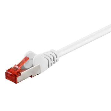 GOOBAY καλώδιο δικτύου 93502, CAT 6 S/FTP, copper, 250MHz, 1m, λευκό
