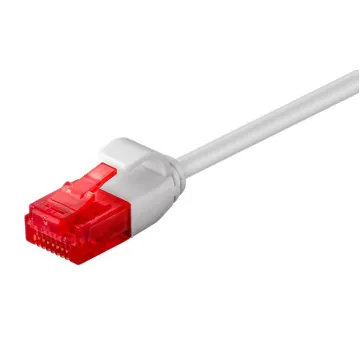 GOOBAY καλώδιο δικτύου 71545, CAT 6 U/UTP, slim, copper, 250MHz, 0.15m, γκρι