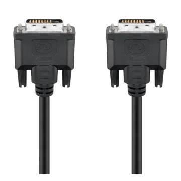 GOOBAY καλώδιο DVI-D 24+1 93573, 30AWG, Full HD, 1.8m, μαύρο