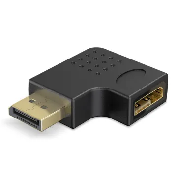 GOOBAY αντάπτορας DisplayPort 77130, 8K/144Hz, γωνιακός, μαύρος
