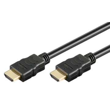 GOOBAY καλώδιο HDMI 80104 με Ethernet, soft, 4K/60Hz, 18 Gbps, 3m, μαύρο