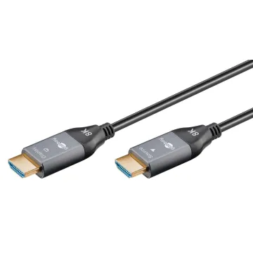 GOOBAY καλώδιο HDMI 2.1 76278 με Ethernet, AOC, 8K/60Hz, 48 Gbps, 50m, μαύρο