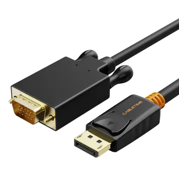 CABLETIME καλώδιο DisplayPort σε VGA CT-AV585-04G, 1080p, 1.8m, μαύρο