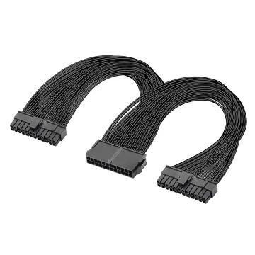 POWERTECH καλώδιο μητρικής 24pin σε 2x 24pin CAB-W052, 0.25m