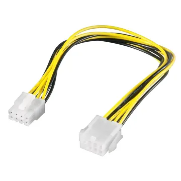 GOOBAY καλώδιο προέκτασης 8pin EPS 51361, 0.28m