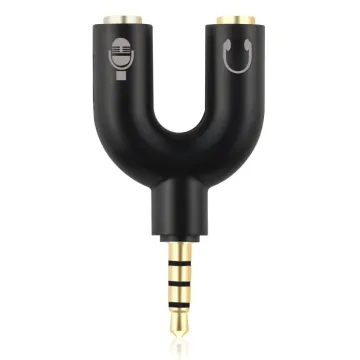 POWERTECH αντάπτορας 3.5mm σε 2x 3.5mm CAB-J043, μαύρο