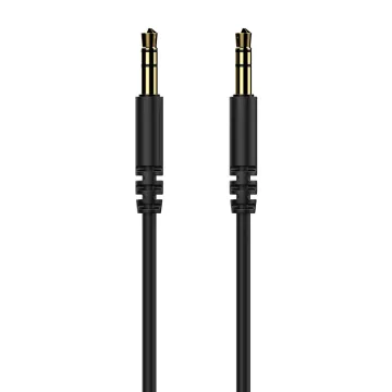CELEBRAT καλώδιο ήχου 3.5mm AU-01, AUX, 1m, μαύρο