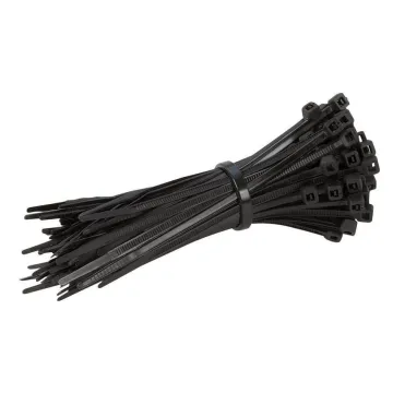 POWERTECH δεματικά καλωδίων TIES-017, 120x3mm, μαύρα, 100τμχ